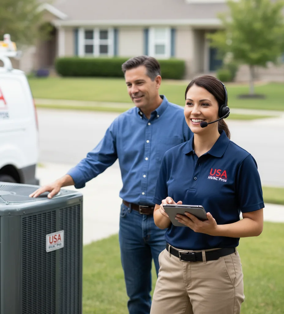 Frausty HVAC customer support in the USA